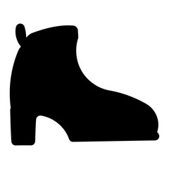 boots barbicore black shoes doll icon element