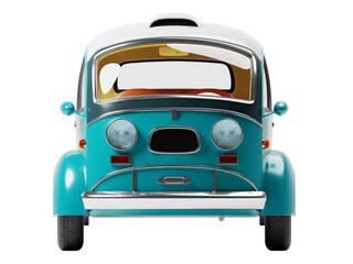 minivan microcar retrofuturism front