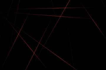 Abstract black with red lines, triangles background modern design. Vector illustration EPS 10.