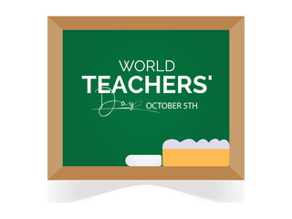 World Teachers Day Recognizes the Dedication, Innovation, and Transformative Influence of Teachers Worldwide. Vector Illustration Template.