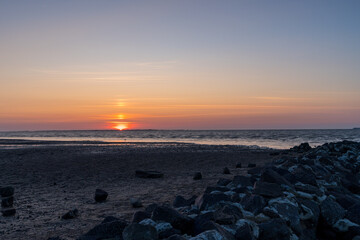 Sonnenuntergang an Der Nordsee