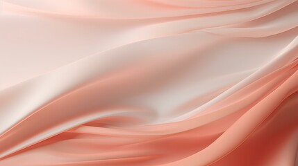 Light pale coral abstract elegant luxury background. Peach pink shade. Color gradient. Blurred lines, stripes. Drapery. Template. Empty. generative AI
