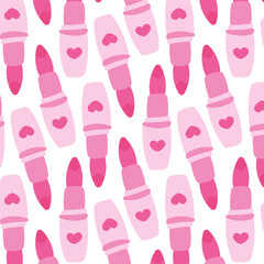 barbicore pomade doll heart makeup pink pattern