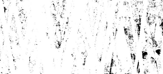 Monochrome texture composed of irregular graphic elements. Distressed uneven grunge background. Abstract vector illustration. Overlay for interesting effect and depth. Isolated on white background.