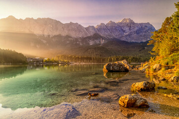 Eibsee am Morgen