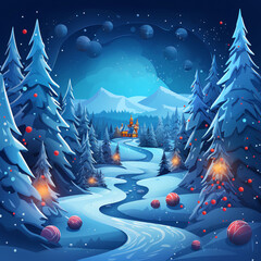 Christmas concept background Merry Christmas and happy New Year Celebration background.