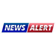 Breaking News Logo on transparent background
