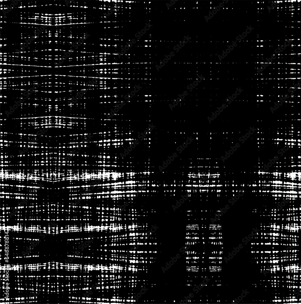 Poster vector fabric texture. distressed texture of weaving fabric. grunge background. abstract halftone ve