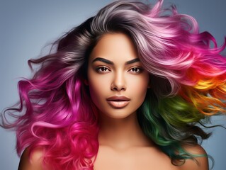 Indian Model Reveals Stunning Hair Transformations in Haircare Ad
