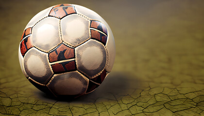 soccer ball on the ground