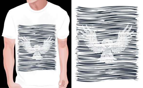 t-shirt print design, vector illustration of eagle t-shirt design. print design painting for t-shirt apparel clothing print. white black grey red yellow green blue, pink color eagle bird design