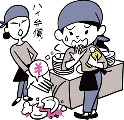 バイトで失敗　弁償させられるの！？