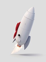 rocket in space, Generative AI