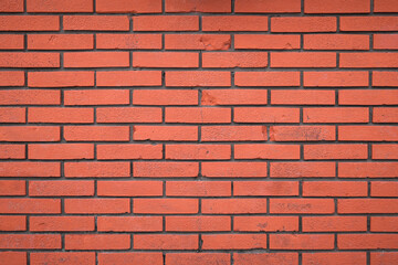 Naklejka premium red brick wall textured background