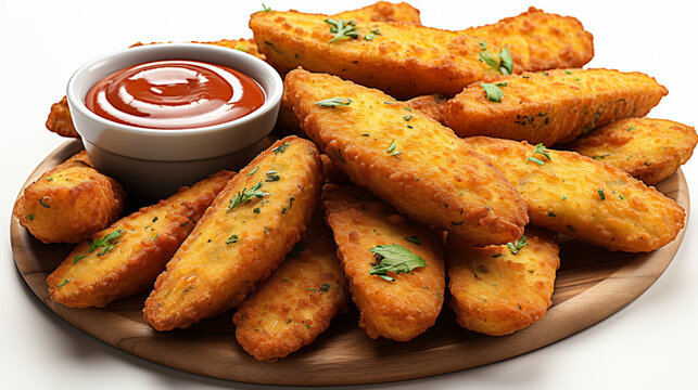deep fried nuggets, attractive, engaging, HD wallpaper, background Photo
