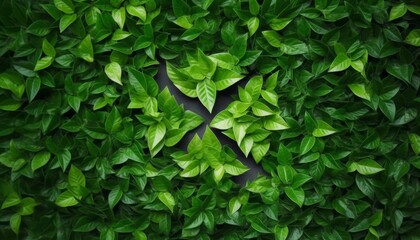 Fototapeta na wymiar green leaves background, AI generated