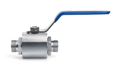 Side view of high pressure ball valve