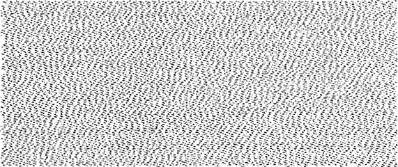 Vector fabric texture. Distressed texture of weaving fabric. Grunge background. Abstract halftone vector illustration. Overlay to create interesting effect and depth. Black isolated on white. EPS10.