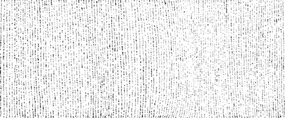 Vector fabric texture. Distressed texture of weaving fabric. Grunge background. Abstract halftone vector illustration. Overlay to create interesting effect and depth. Black isolated on white. EPS10.