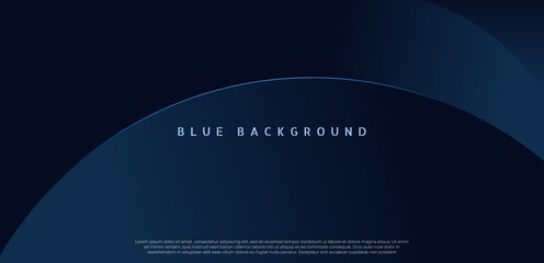 Blue premium abstract background with dark geometric shapes. Very suitable for poster, banner, cover, advertisement, wallpaper and futuristic design concept