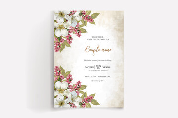 save the date wedding invitation tamplate