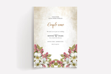 save the date wedding invitation tamplate