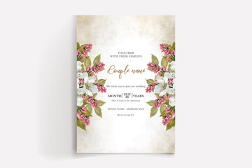 save the date wedding invitation tamplate