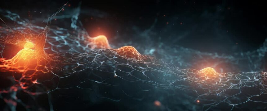 Anamorphic video physical representation of multidimensional neural networks. Artificial and biological intelligence nodes