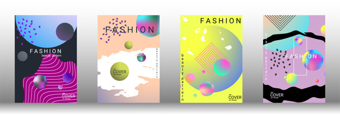 Future futuristic template with abstract forms for banner design, poster, booklet, report, journal.