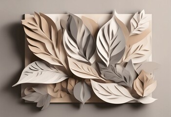 3D Abstract Leaf Art