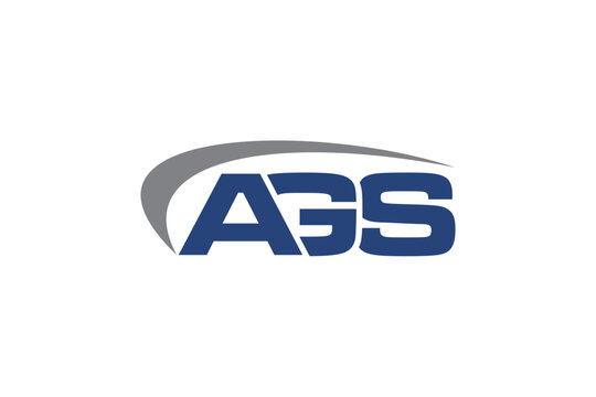 AGS creative letter logo design vector icon illustration