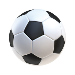 3d soccer ball icon. 3d vector render Symbol or emblem football . Vector illustration © Happy Man