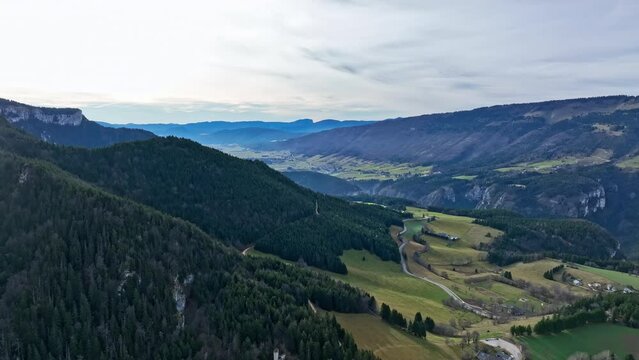 Aerial: Villard-de-Lans, Alpine charm meets vibrant ski economy.
