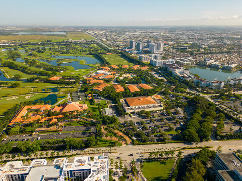 Aerial photo Trump National Doral Miami Golf Cob and Resort circa Summer 2023