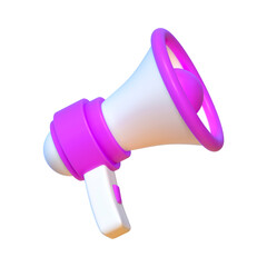 megaphone isolated on white