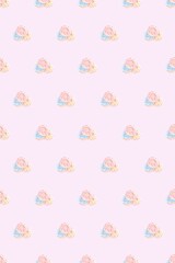 seamless pattern with donut