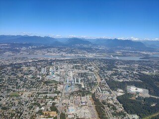 Aerial view of Vancouver, British Columbia