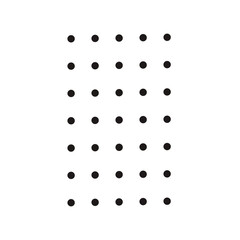 Minimalist Dotted Shape