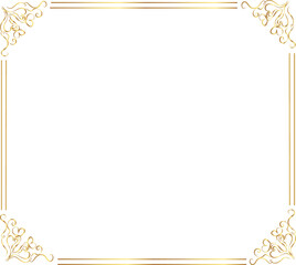 frame with flowers Luxury Black Floral Rectangle Corner Certificate Page Border Pattern Line Photo Thai Frame Islamic Wedding Invitation vector	
