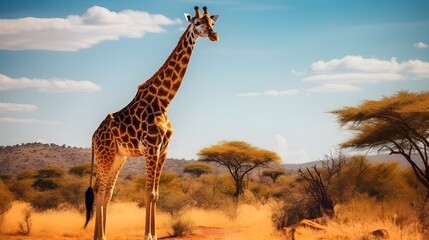 Obraz premium giraffe in the wild