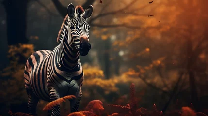 Rolgordijnen zebra in the wild © toomi123