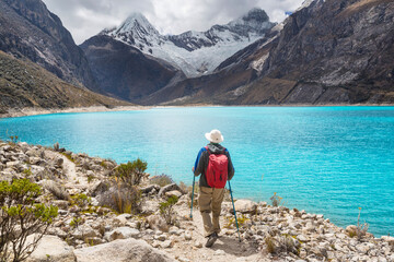 Fototapeta premium Hike in Cordillera