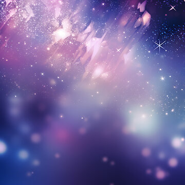 Abstract starlight and pink and purple star stardust, blink, background, presentation, star, concept, magazine, powerpoint, website, marketing,	