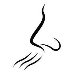 nose icon vektor