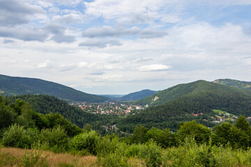 Naklejka premium The Ukrainian Carpathians are part of the Eastern Carpathian mountain system in Western Ukraine
