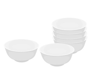 Small cup on white background.