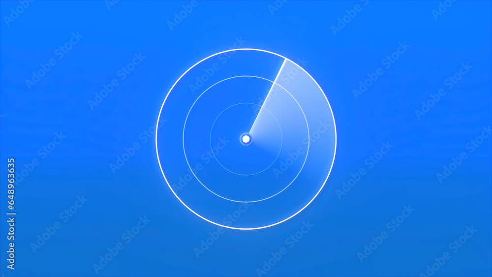 Poster background with navigation circle. motion. navigation radar with moving electronic line. radius line