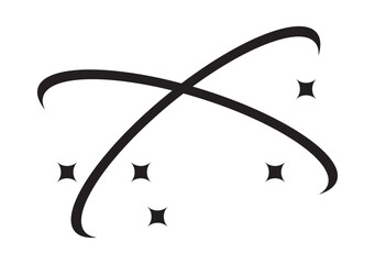 Modern minimalist aesthetic line elements