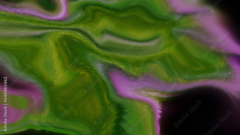 Poster colorful stream of moving distortion. motion. bright colorful ripples of moving stream of electricit