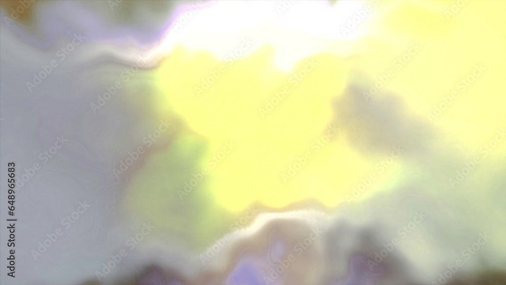Poster light spots flickering in fog. motion. background with haze and red spots. light spots move in fog